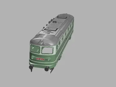 CZECH Train Skoda E 669-1 Scale Z 3D print model