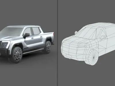 Low-Poly Car Pack 010 - Off-Road Icon by slowpoly