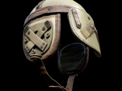 Military Helmet Low-poly 3D model purchase