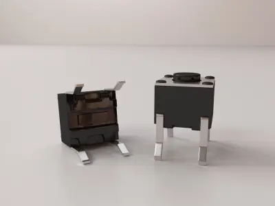 Tactile Push Button 3D model by firdz3d