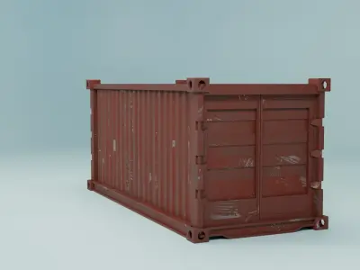 Cargo Container 3D model purchase