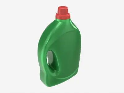 Plastic Bottle with Handle Mockup 02 3D model