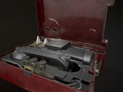 Military phone TA-57 3D model