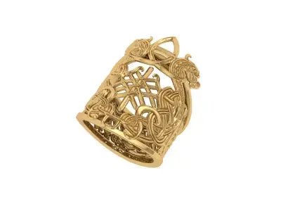 Wedding Ring  3D print model 418