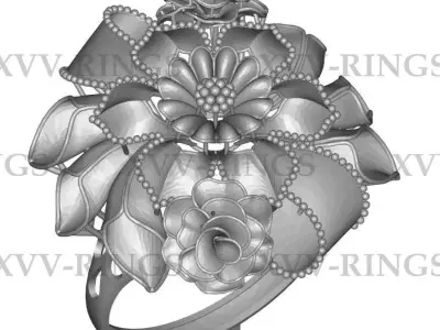 NEW TURKISH RINGS LOT XVV-31 TO 40 3D print model