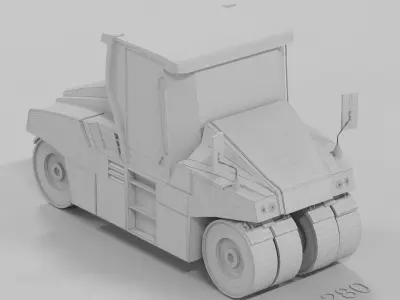 Hamm HP 280 Wirtgen Group 3D model