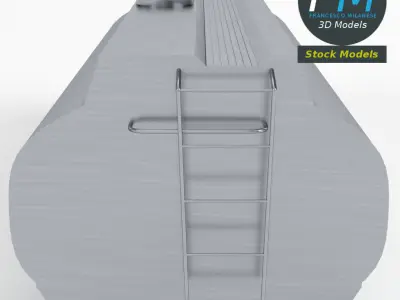 Gasoline tanker 3D model