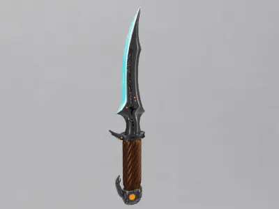 sci fi blade katana  3D model