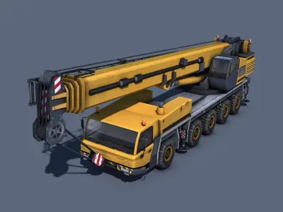 Mobile Crane 3D model purchase
