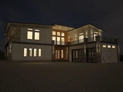 Architectural view Free 3D model
