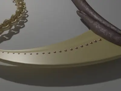 Bloody Reaper chained weapon Free 3D model