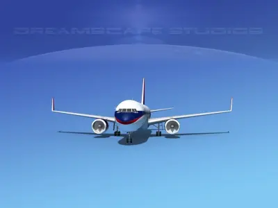 Boeing 767-300 Delta 2 3D model