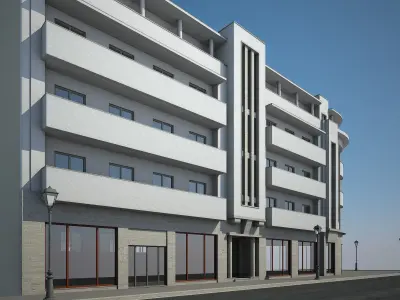 Apartment Building 11 3D model