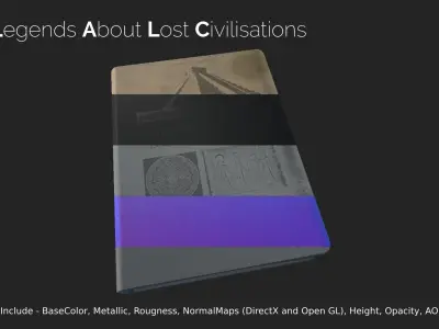 THE LEGENDS ABOUT LOST CIVILISATIONS Low-poly 3D model