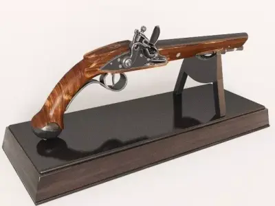 Flintlock  Pistol 3D model