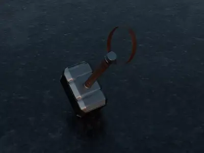 high quality  hammer 3D model