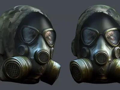 Helmet 3d model military combat Military Low-poly VR Low-poly 3D model