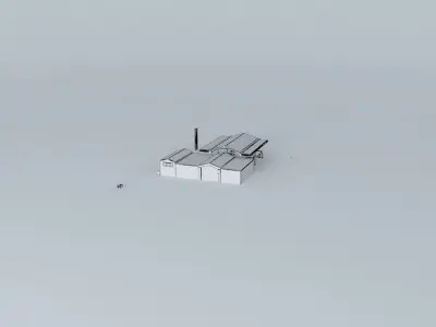 Fuel%26Retail station Pernavas Latvia Riga Pernavas street 7 Free 3D model