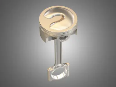 Piston 3D model by markos3d - Polygon mesh