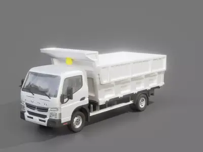 Mitsubishi Fuso Canter Tipper 3D model