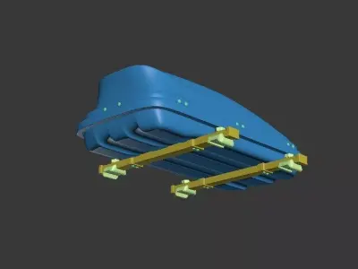 Car roof cargo box 3D print model
