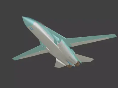 TFX Grumman  F-111B 3D print model