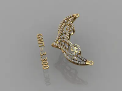 FASHION RING 3D model 9