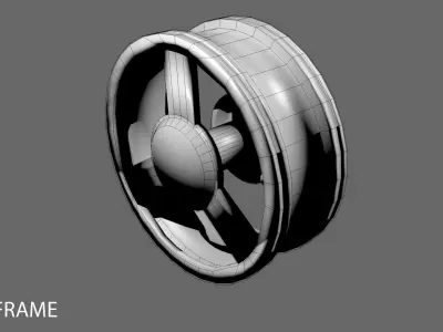 Wheel Rim 6 3D model