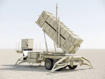 Patriot Missile Launcher MIM-104 3D model