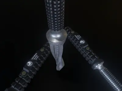 Microtech Jagdkommando Tri-Edge Dagger Free 3D model