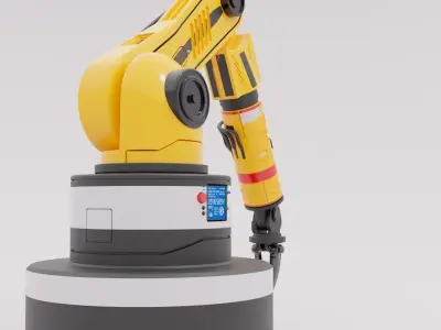 Robotic Arm 3D model get