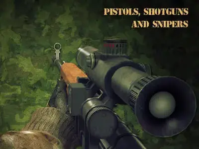 Animated Modern Weapons and Arms Pistols Shotguns and Snipers... 3D model