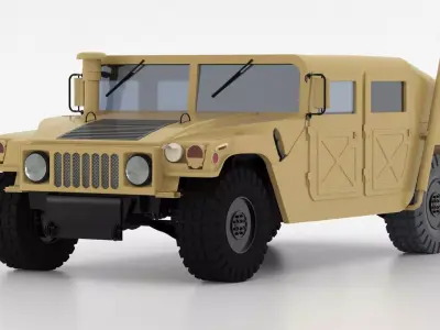 Humvee M998 3D print model