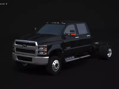 Chevrolet Silverado 5500HD Crew Cab 3D model