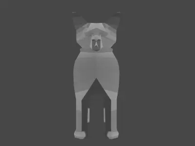 Cat for games Free 3D model
