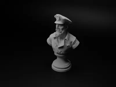 Portuguese Sailor Bust Chess 3D print model purchase