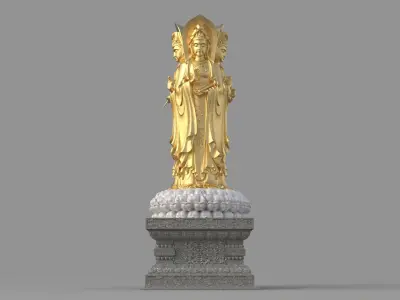 bodhisattva 3D model