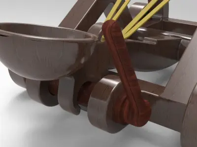 Desktop Catapult 3D model