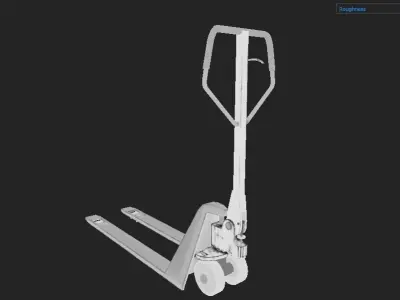 industry frog lifter Low-poly 3D model