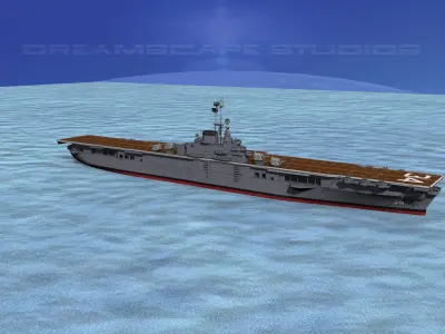 Ticonderoga Class Carrier CV-34 USS Oriskany 3D model