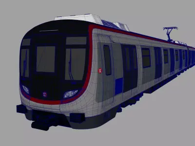 MTR East Rail Line Hyundai Rotem 3D model  3D model