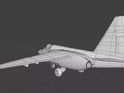 Su-25 not yet complete 3D model