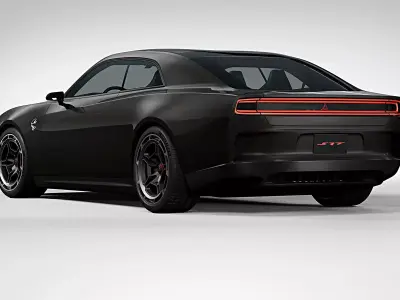 2024 Dodge Charger Daytona SRT Concept Grey 3D model