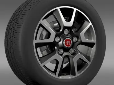 Fiat Ducato Panorama wheel 3D model