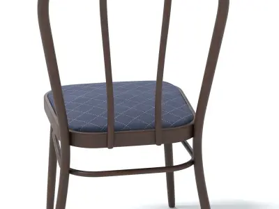 Antique bentwood chair Free low-poly 3D model