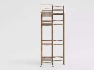 -Old Scaffolding V9- 3D model