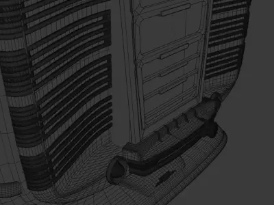 Old Soviet Retro Radiostation Zvezda-54 Free 3D model