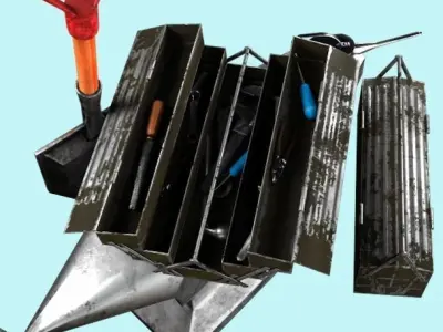 tools Free low-poly 3D model