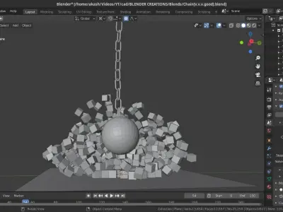 Wrecking Ball Free 3D model