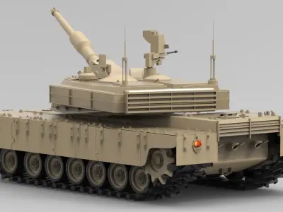 Abrams Tank 3D model
